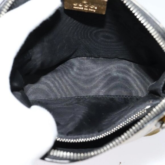 GUCCI SEGA Collaboration Shoulder Bag Leather Gold 511189 Auth bs24808 - Picture 8 of 16